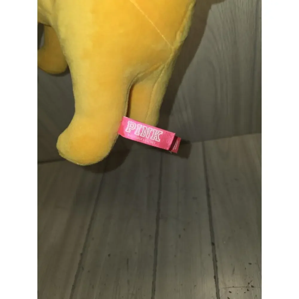 Victoria Secret PINK Nation Dog Large Golden Yellow 2018 Collection Puppy